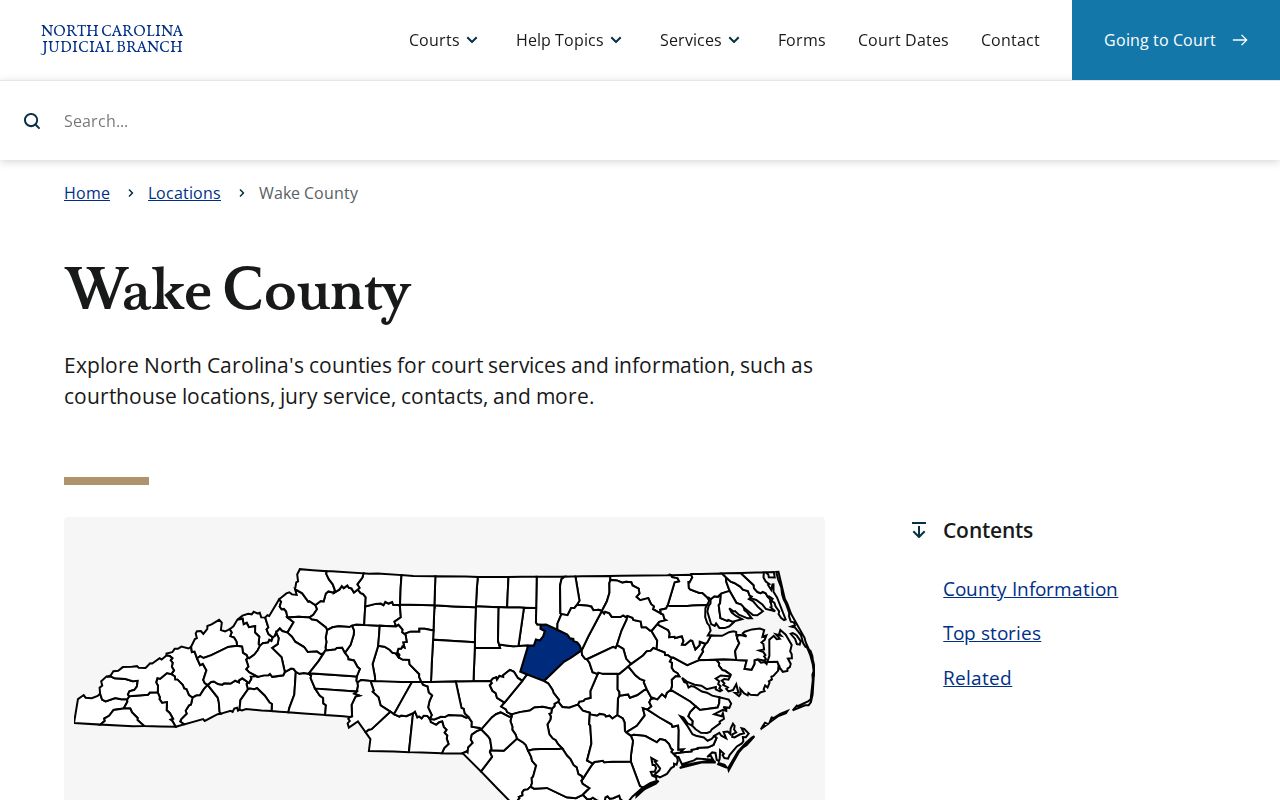 Garner records access through Wake County courts